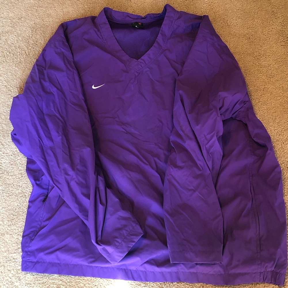 Men’s purple Nike pullover jacket